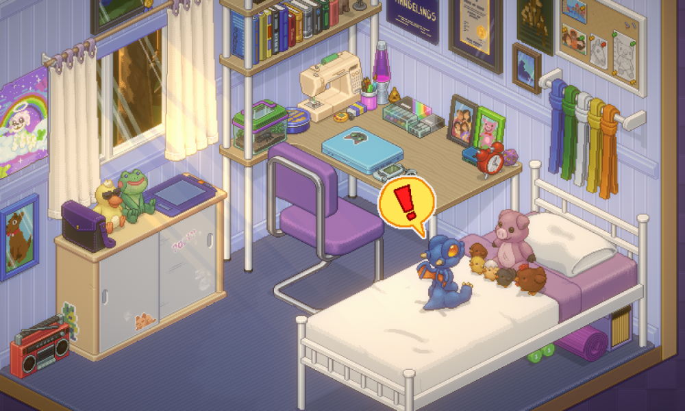 Unpacking oyun görseli - Detaylı piksel sanat grafikleri